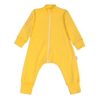 Комбинезон-пижама на молнии легкий "Желтый" ЛКМ-БК-ЛИМ (размер 68) - Пижамы - интернет гипермаркет детской одежды Смартордер